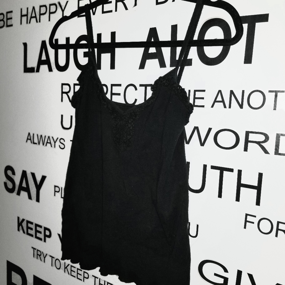 Black tank top-Old Navy